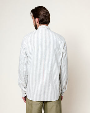 CHEMISE TOKYO SAPPORO BLUE STRIPES