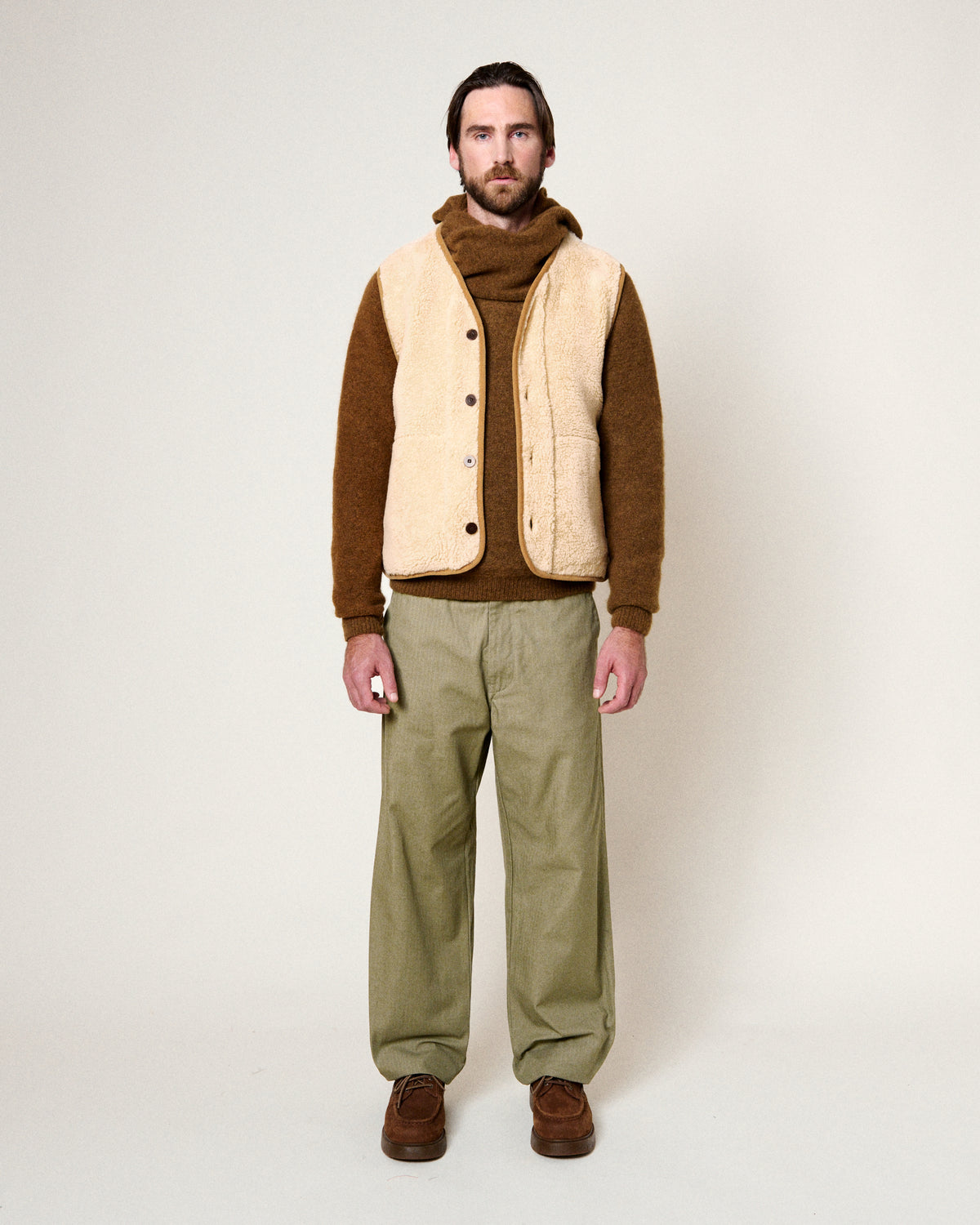 VESTE SANS MANCHES TROY CREAM