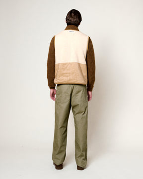 TROY CREAM SLEEVELESS VEST