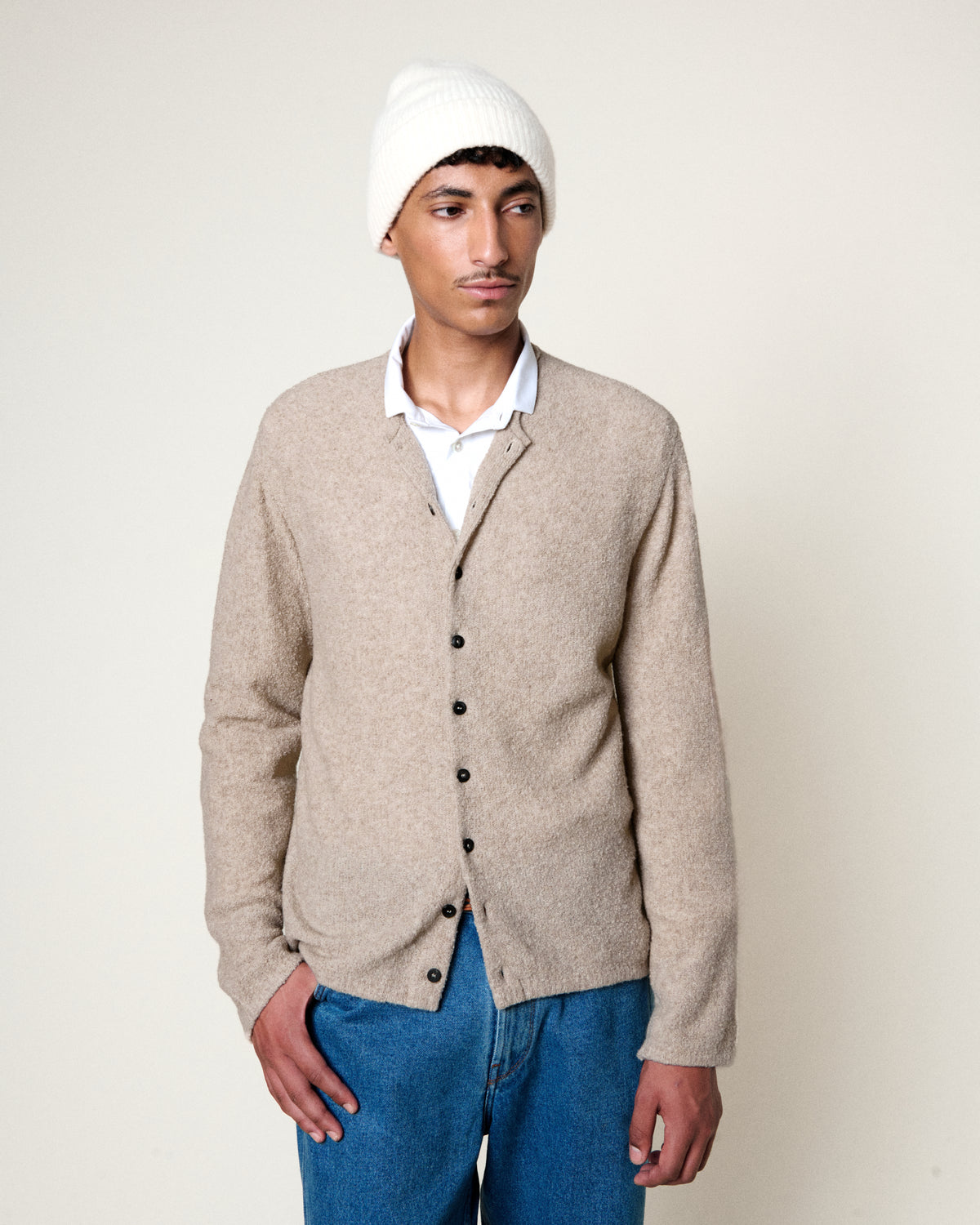 CARDIGAN XAVIER CASH SAND