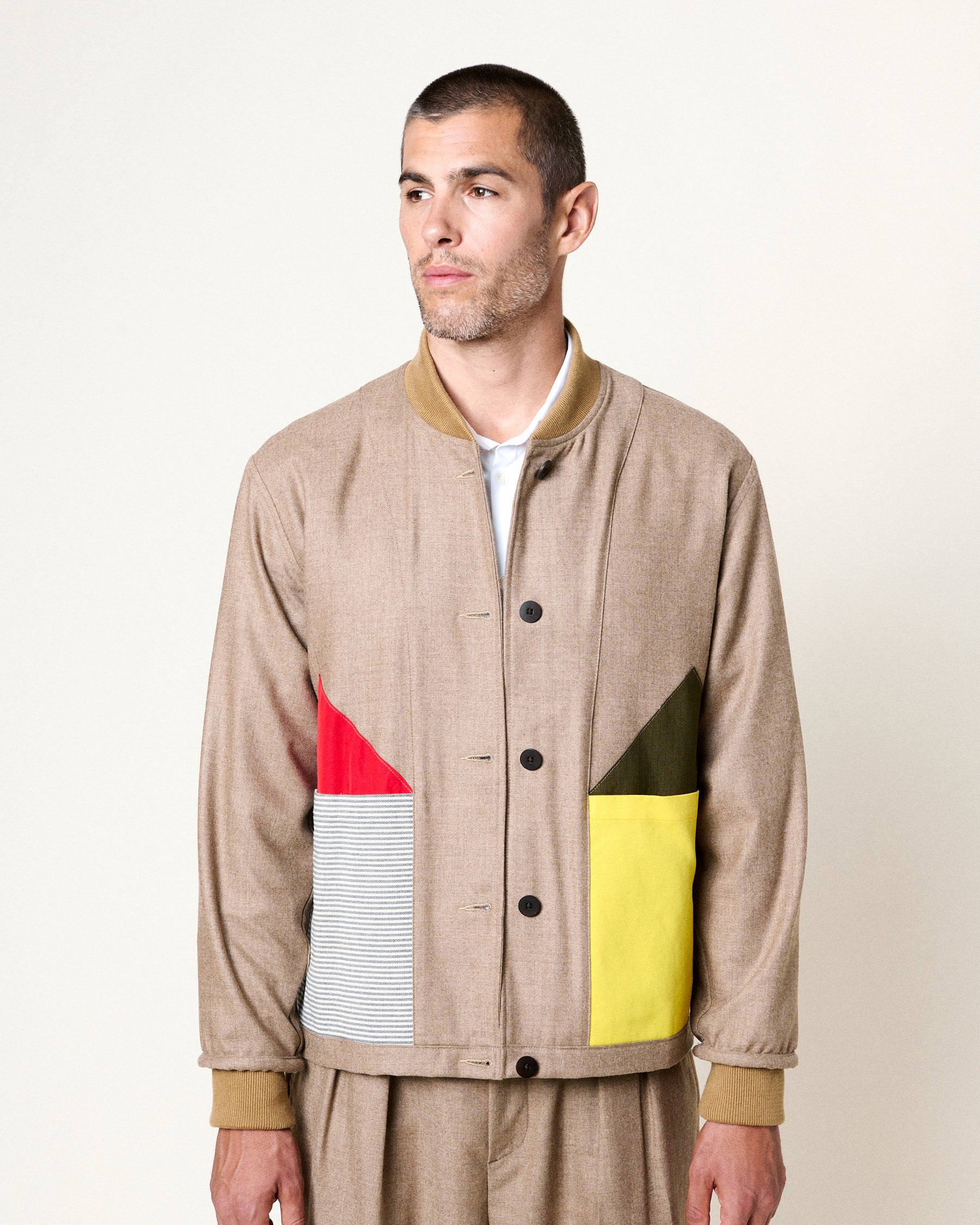 YONI MARZ OATMEAL JACKET