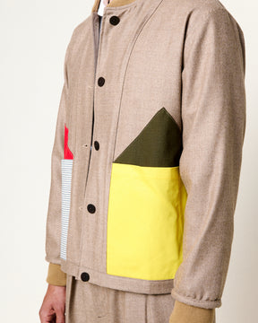 YONI MARZ OATMEAL JACKET