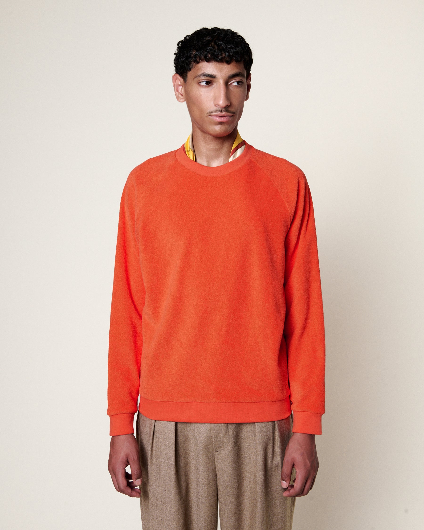 SWEATSHIRT AQUAE BRIGHT ORANGE