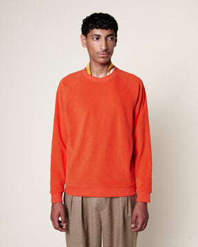 SWEATSHIRT AQUAE BRIGHT ORANGE