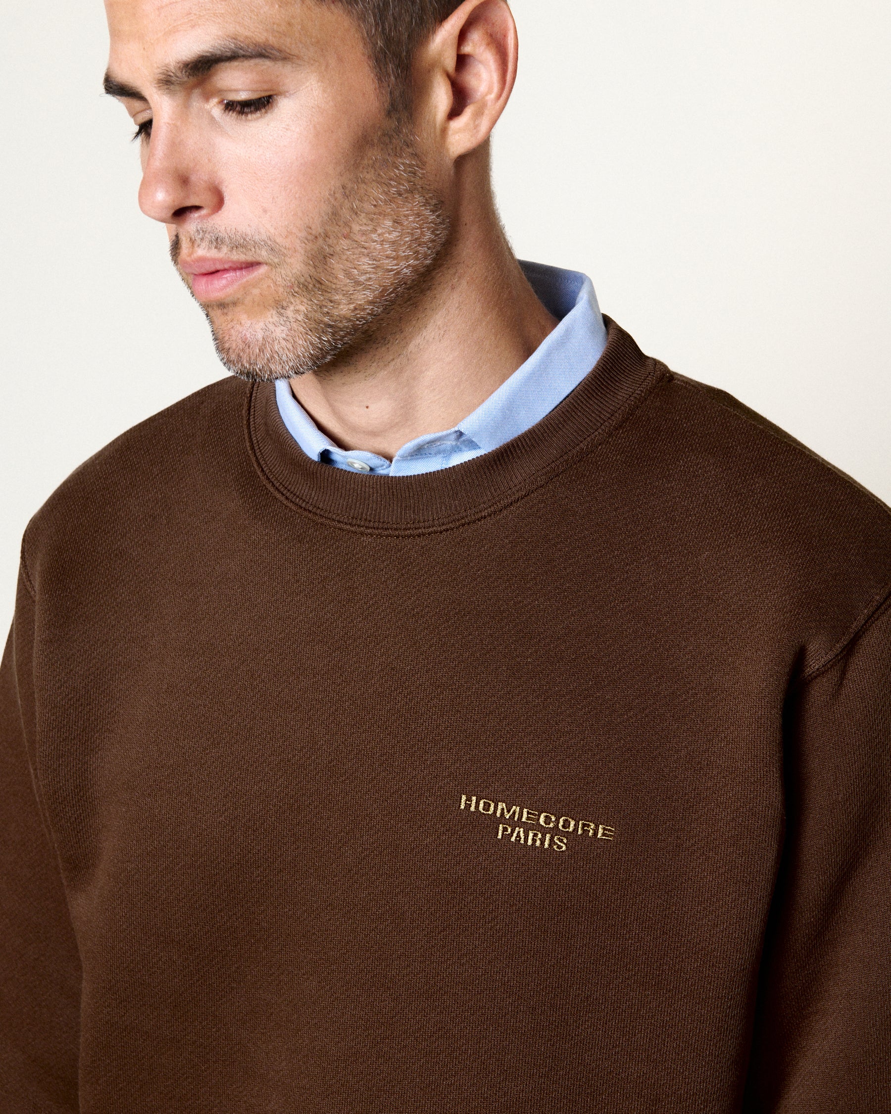 SWEATSHIRT MKO LOGO COCOA