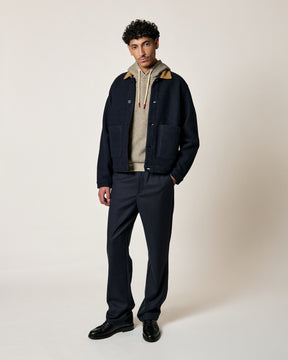 VESTE AMARI CURLY NAVY