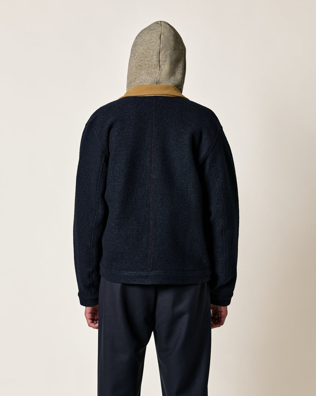 AMARI CURLY NAVY JACKET