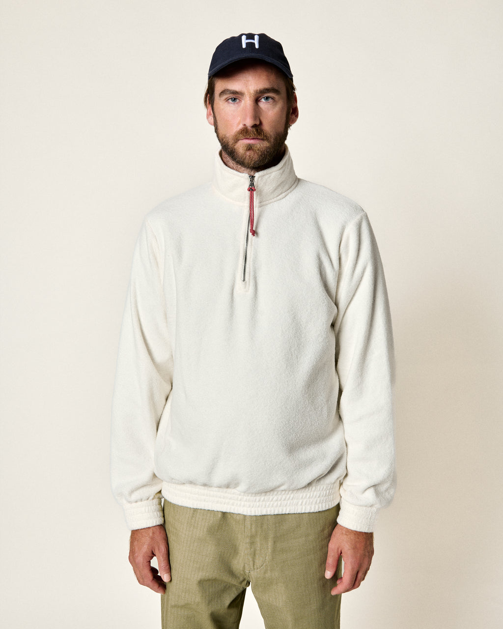 SWEATSHIRT ATYS ECRU