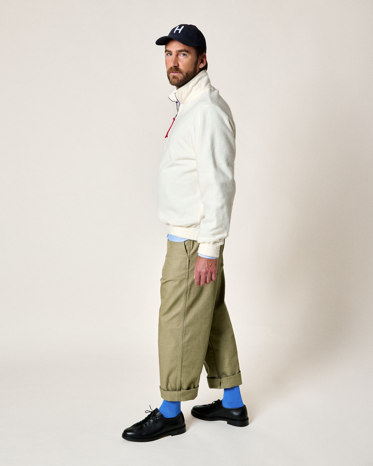 HEMMING CARGO AGAVE PANTS