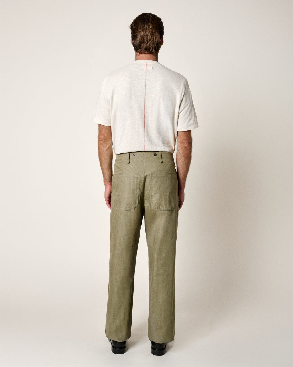 HEMMING CARGO AGAVE PANTS