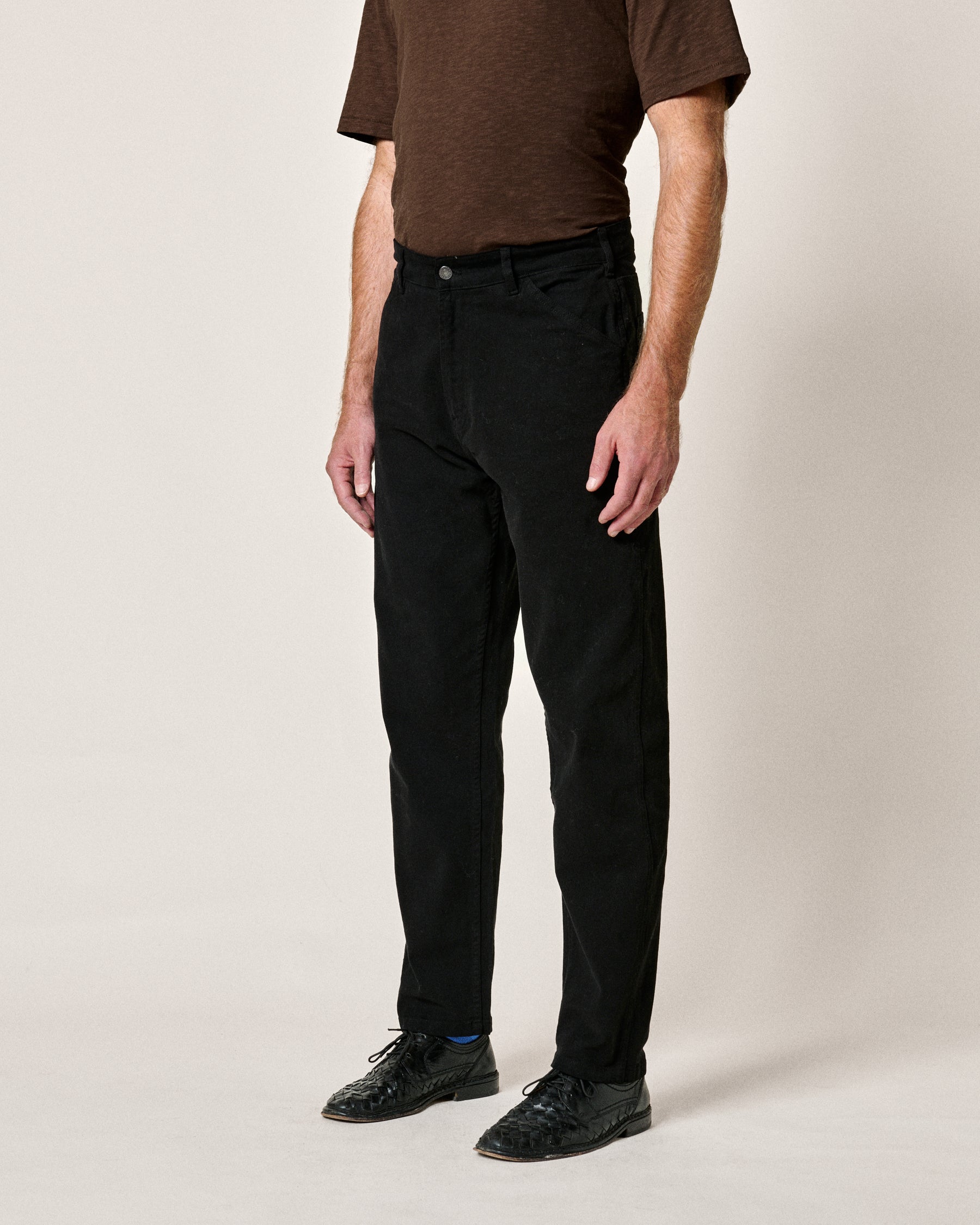 JABALI TWILL TROUSERS BLACK