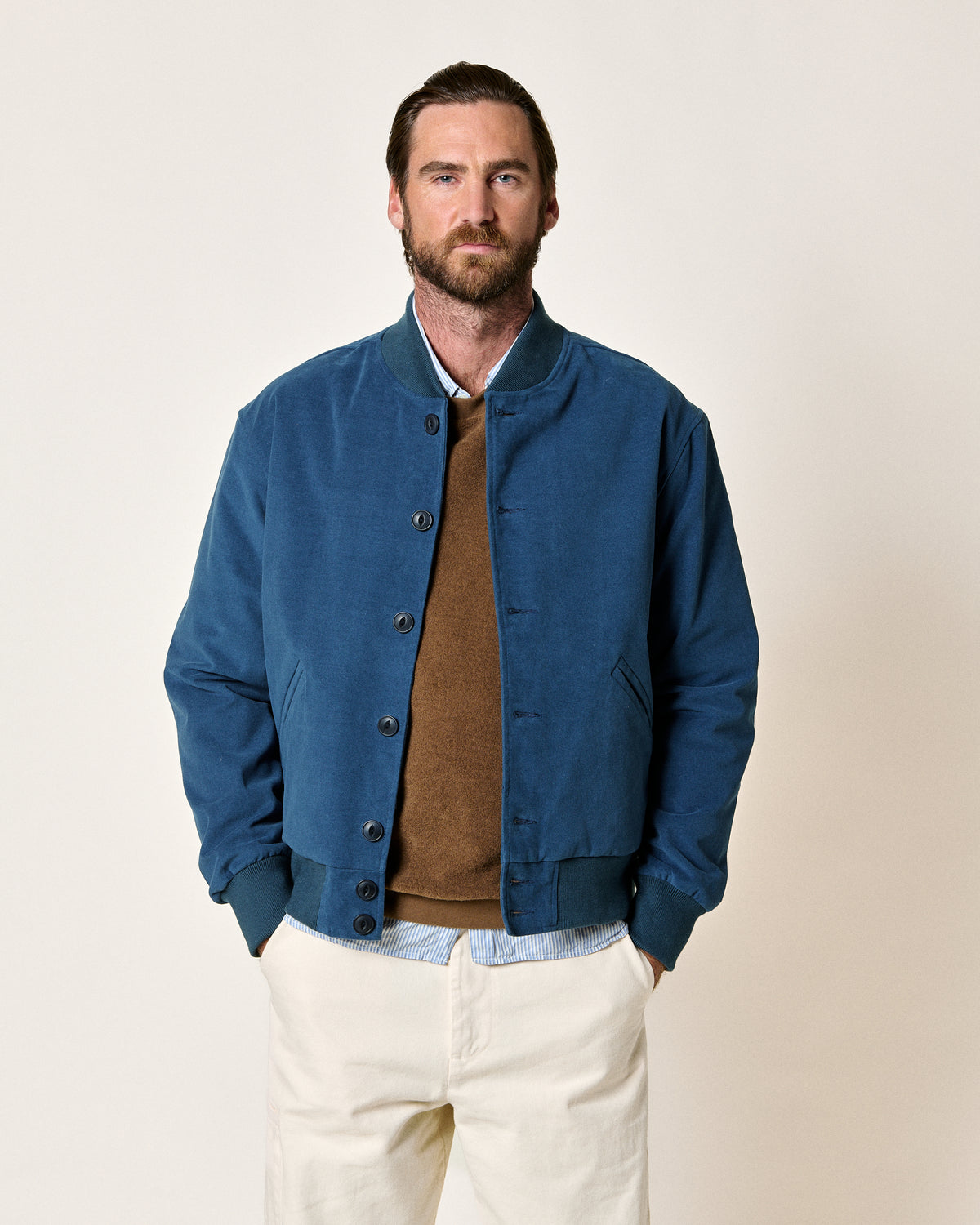 KAPPA MOLESKIN JACKET BLUE MOON