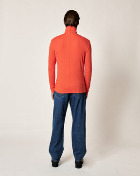 T-SHIRT MANCHES LONGUES LIGHT NECK BRIGHT ORANGE
