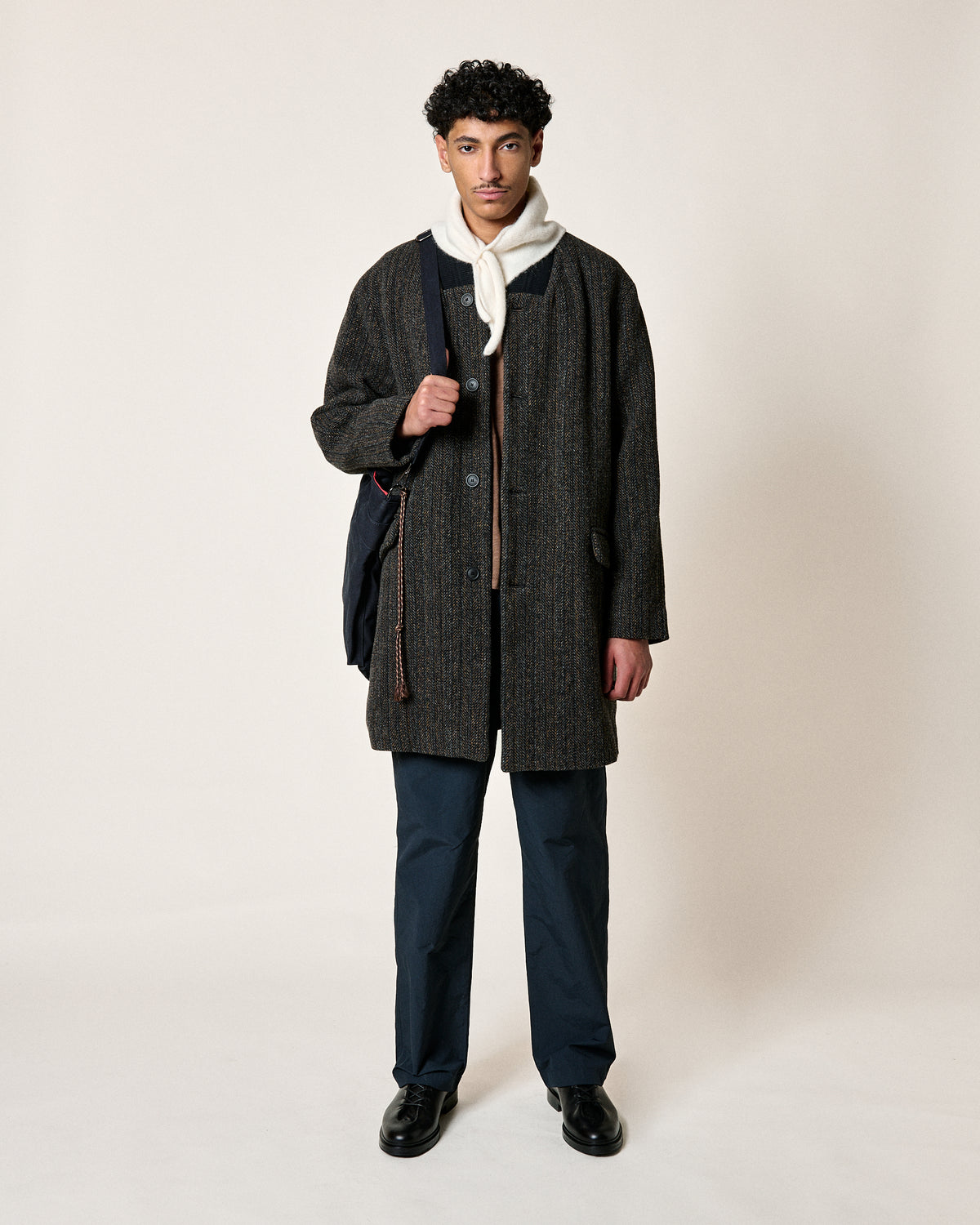 STEPHANE CHEVRON DARK GREY JACKET
