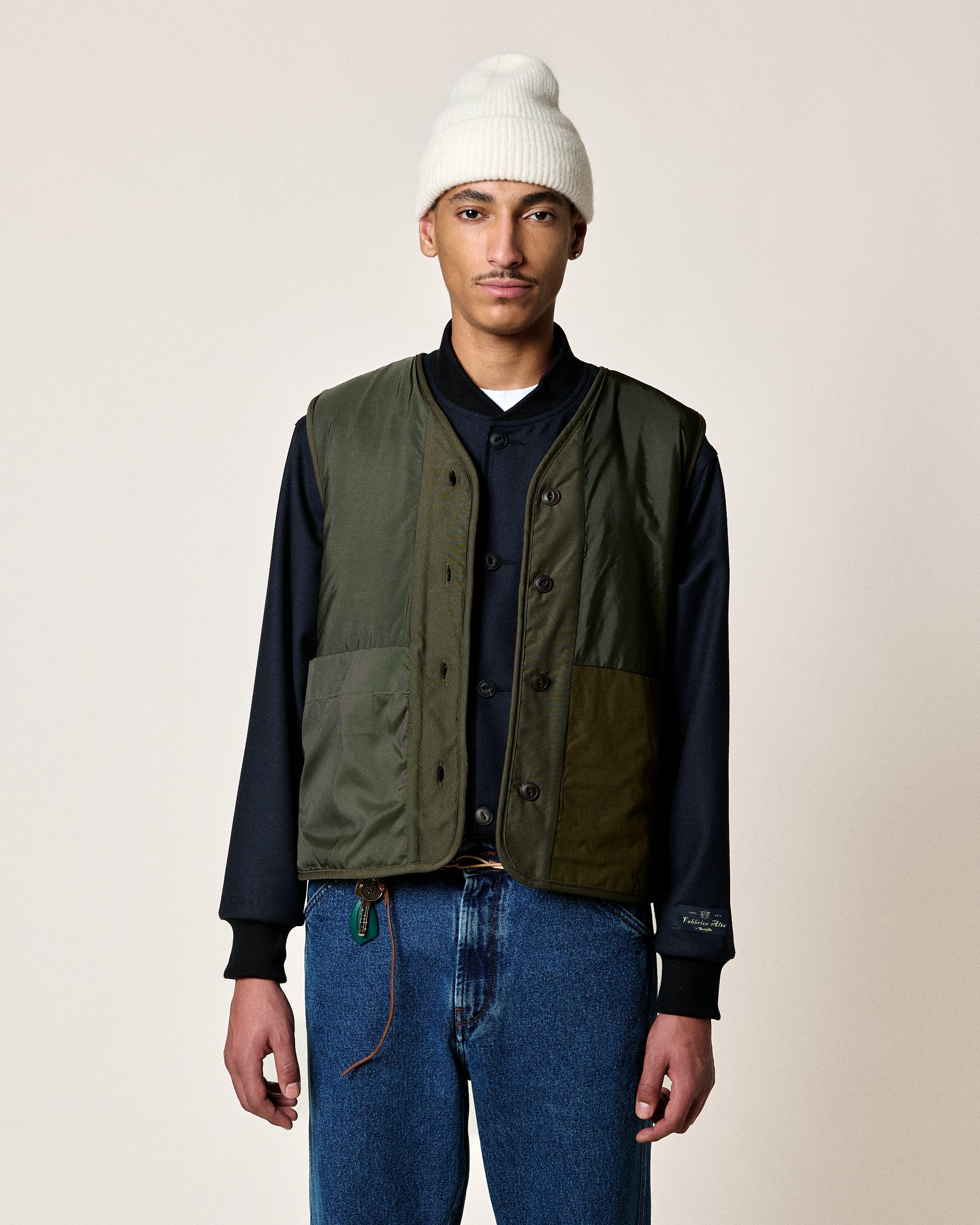VESTE SANS MANCHES TROY KHAKI