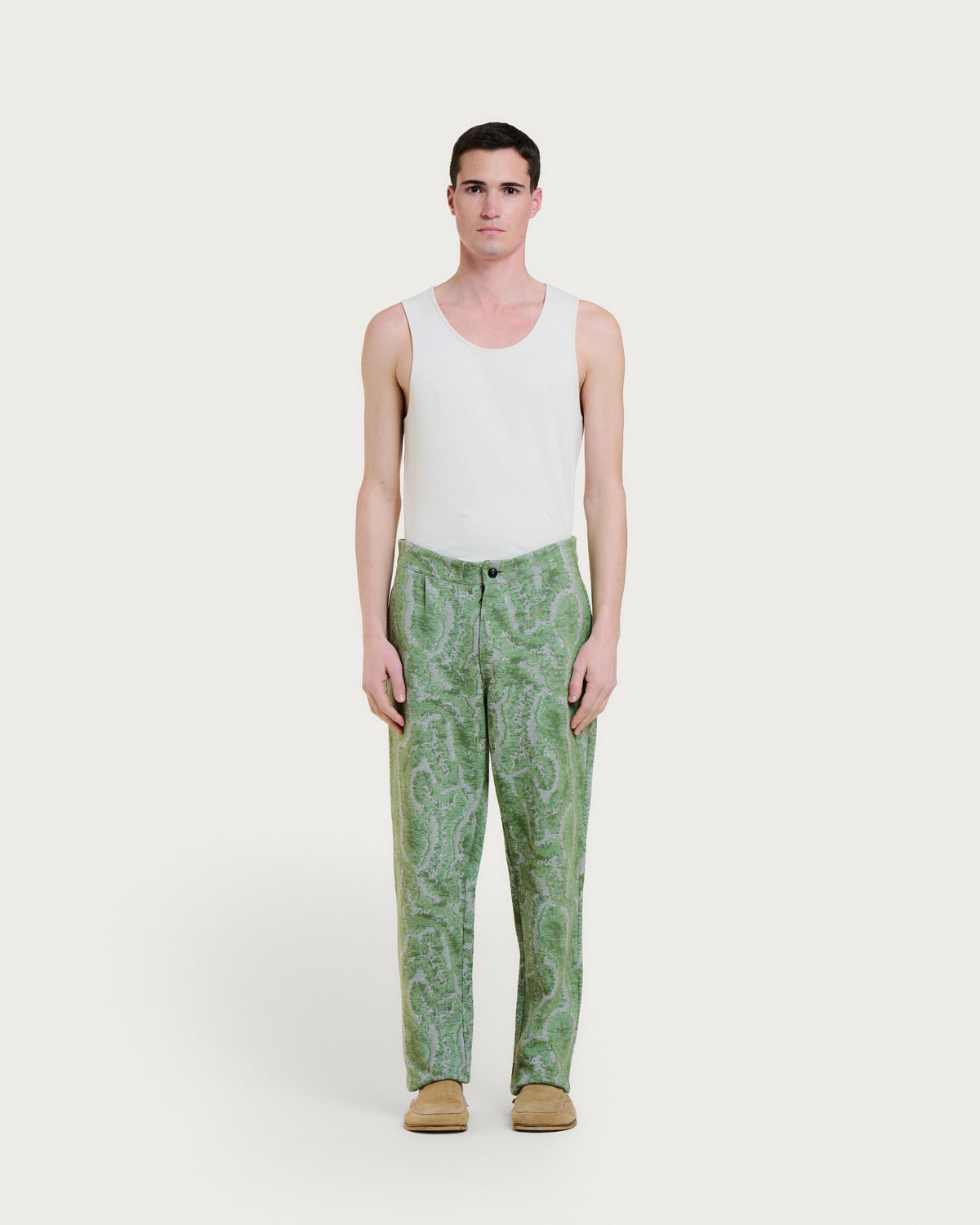 AITO CORAL GREEN MULTI PANT
