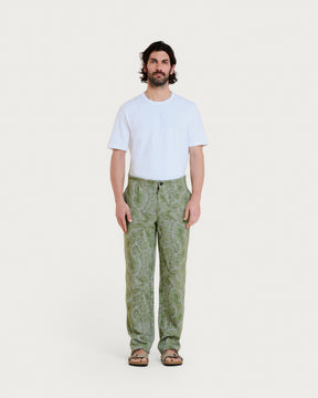 AITO CORAL GREEN MULTI PANT