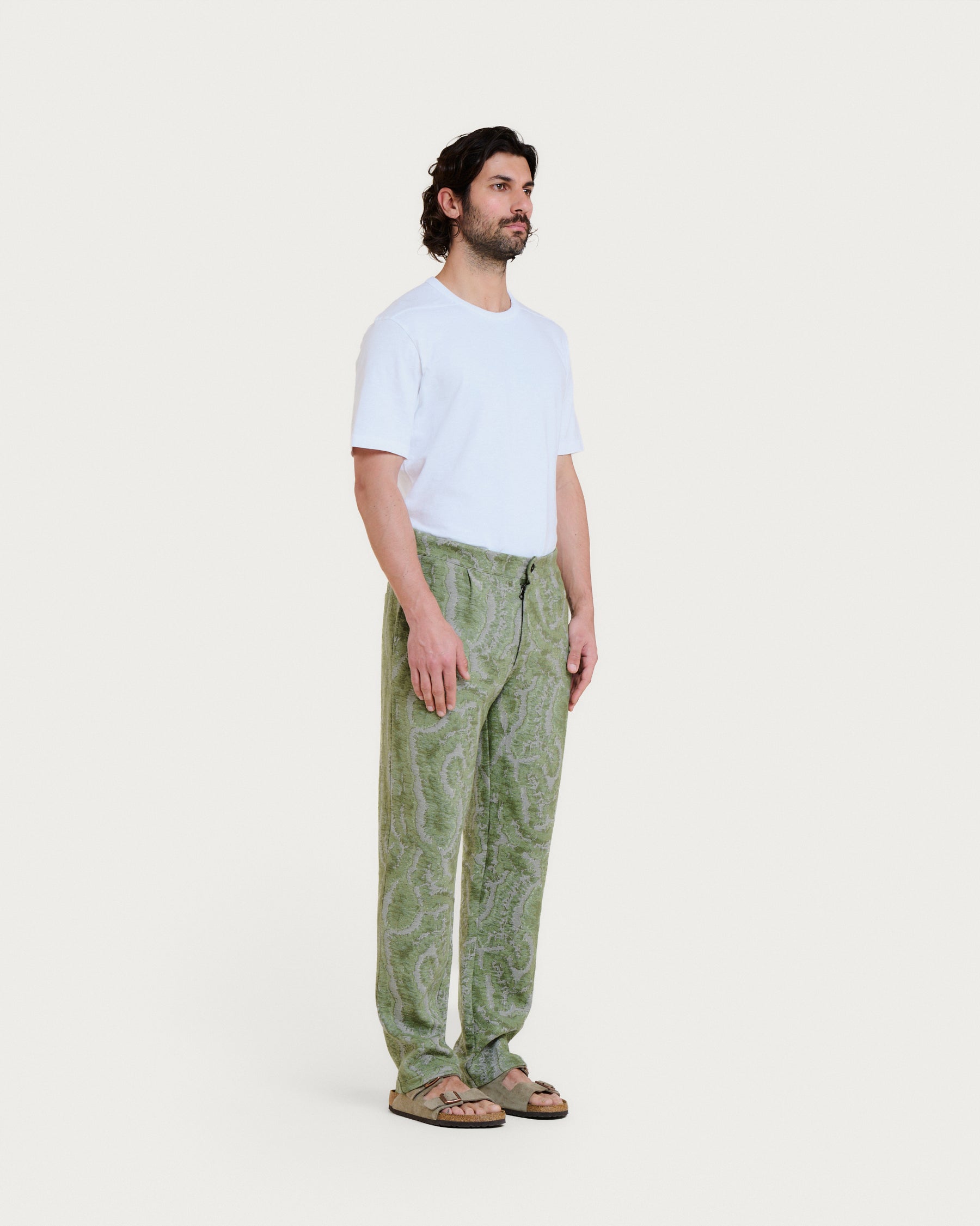 AITO CORAL GREEN MULTI PANT