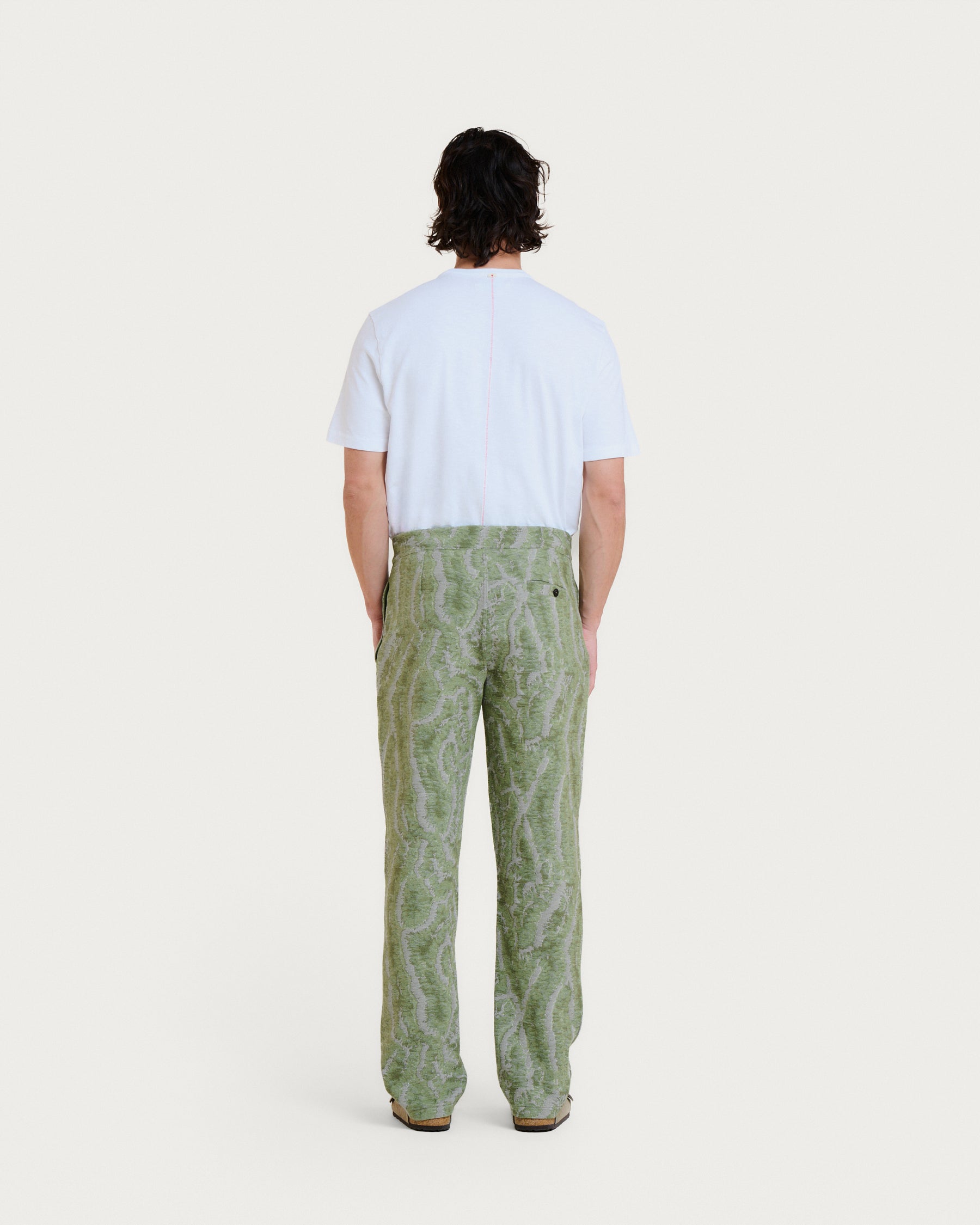 AITO CORAL GREEN MULTI PANT