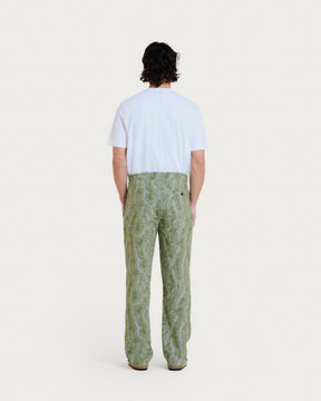 AITO CORAL GREEN MULTI PANT