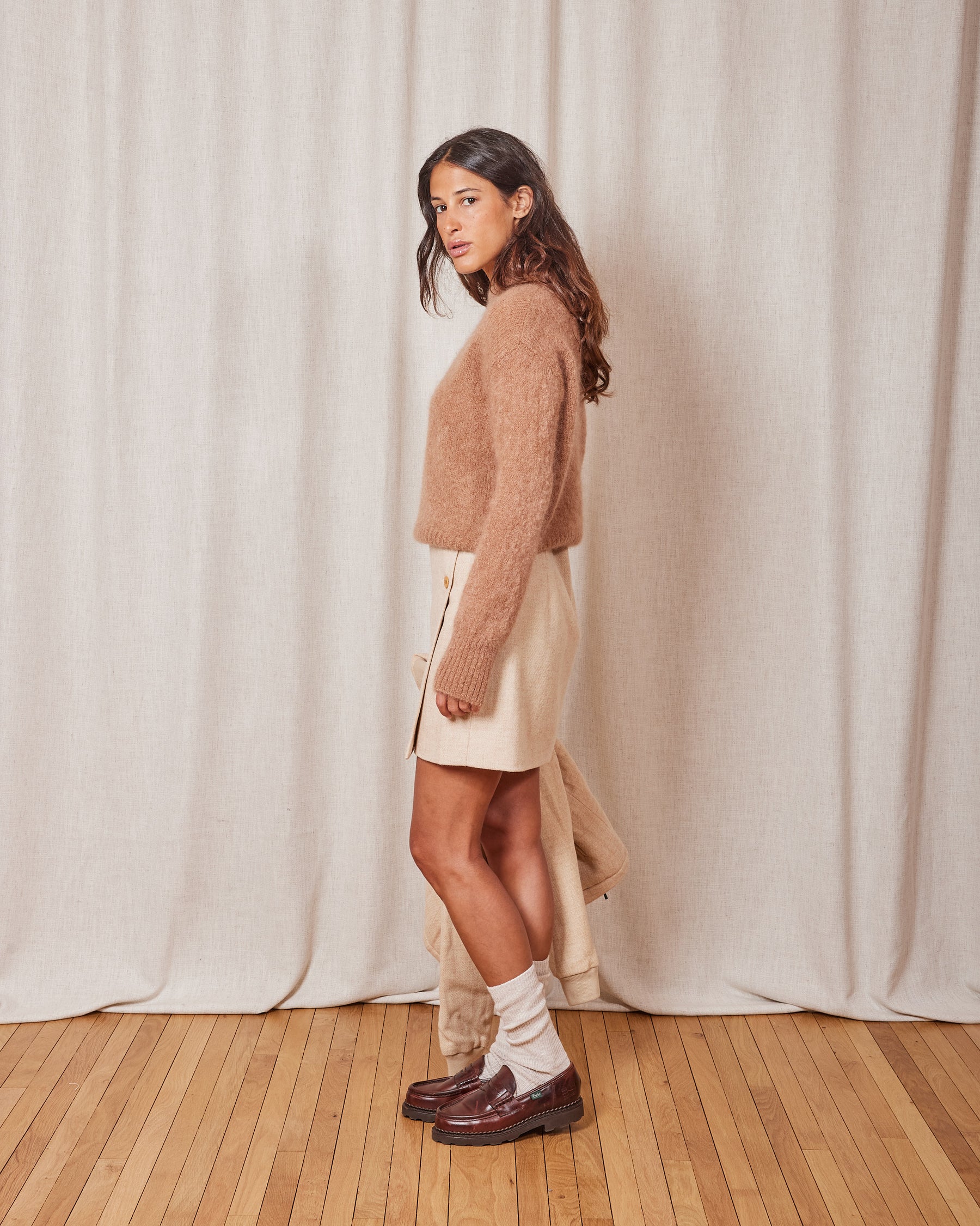 PULL ALINA MOHAIR MACCHIATO