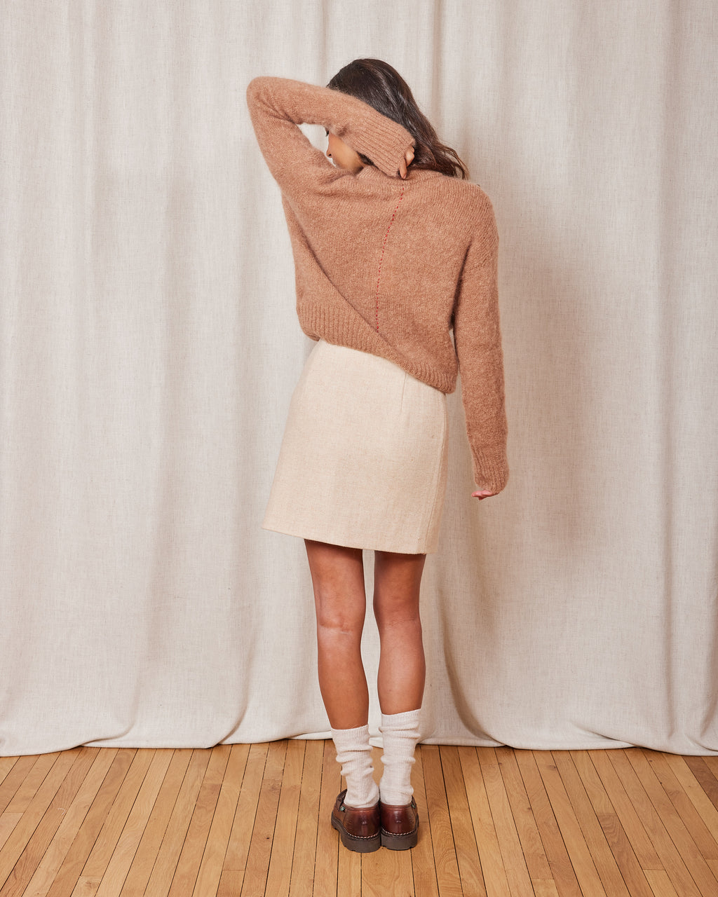 PULL ALINA MOHAIR MACCHIATO