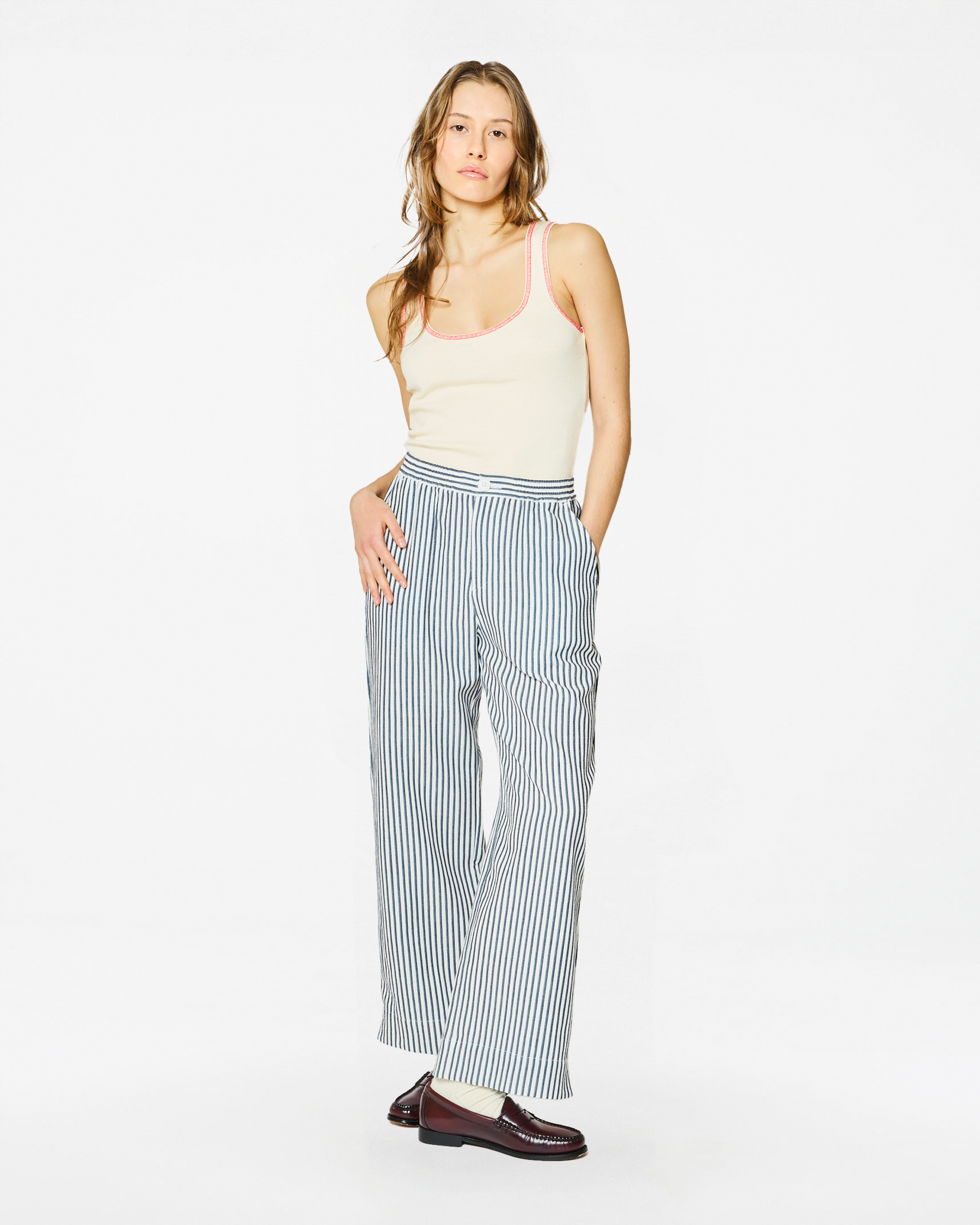 PANTALON ALIX STRIPES SKY STRIPES