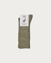 OLIVE GREEN ALPACA SOCKS