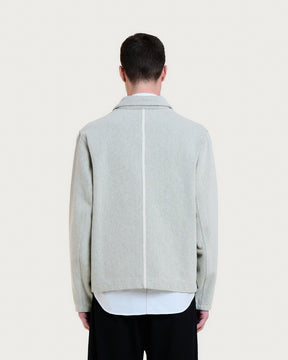 VESTE AMARI MARCIO GREEN-CREAM