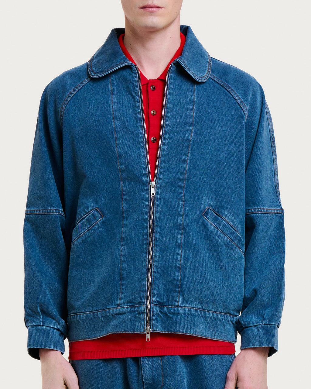 VESTE ANTWAN DENIM GREY-BLUE