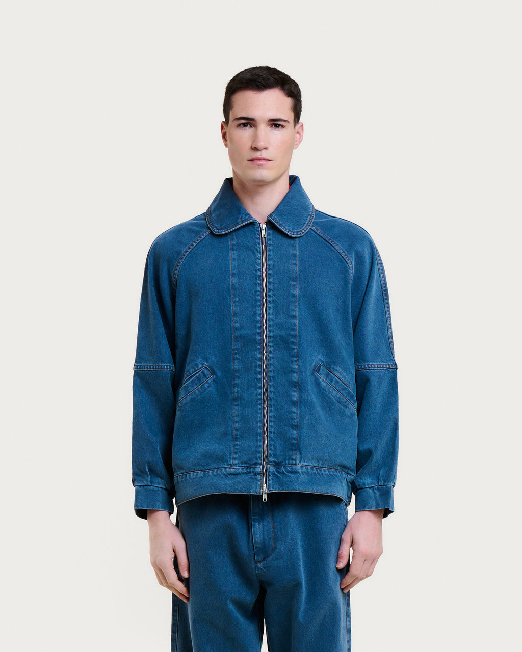 VESTE ANTWAN DENIM GREY-BLUE