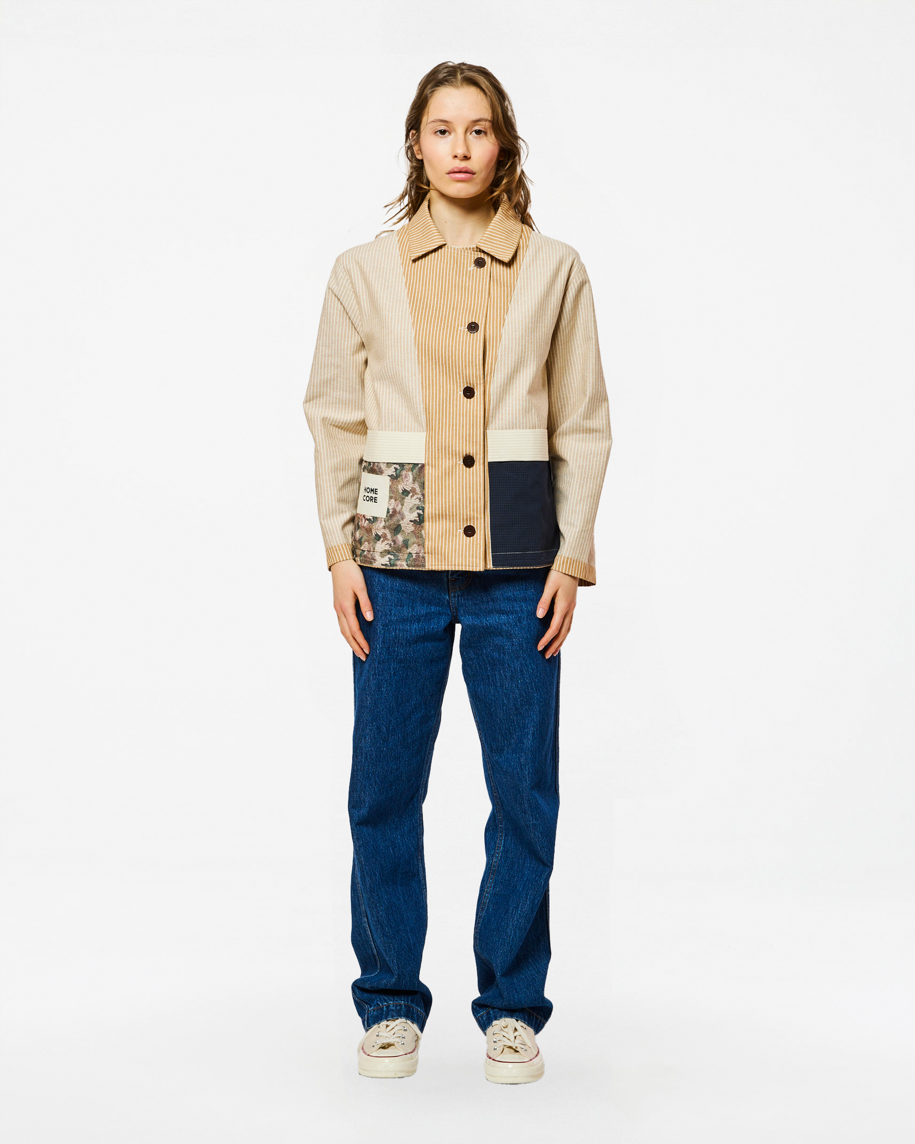 VESTE ASZA STRIPES CANELLE