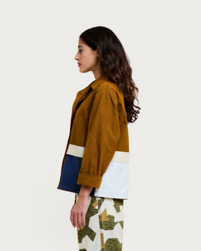 ASZA PEACH CARAMEL JACKET