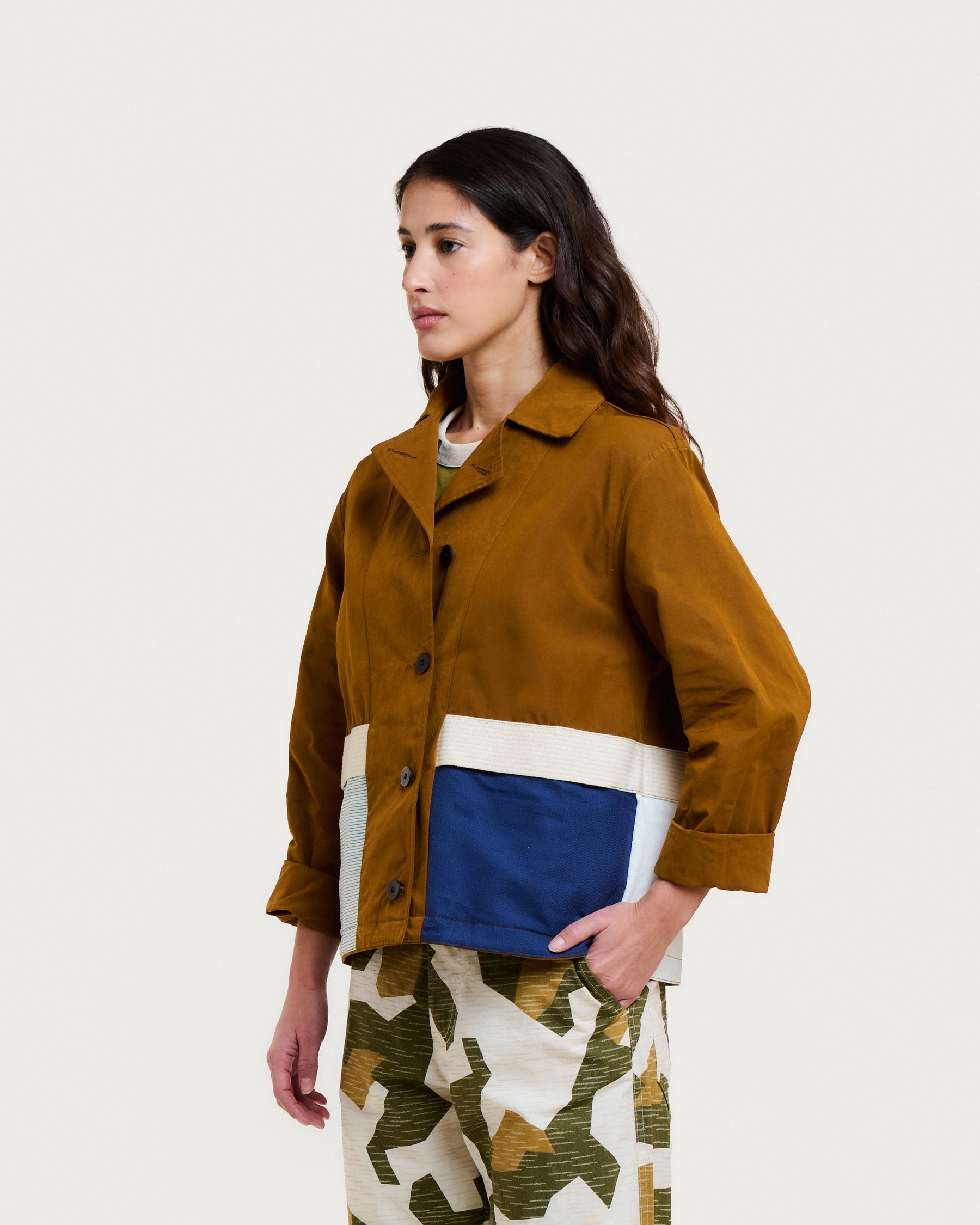 ASZA PEACH CARAMEL JACKET