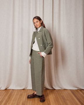 VESTE ASZA SNOW KHAKI / WHITE