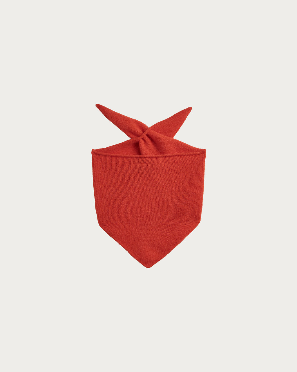 BRIGHT ORANGE BABY BANDANA