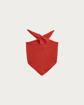 BRIGHT ORANGE BABY BANDANA