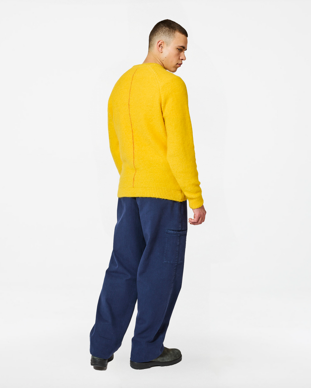 BABY BRETT SWEATER BRIGHT YELLOW