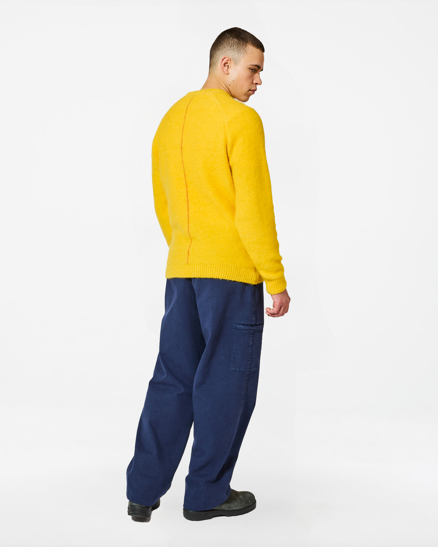 BABY BRETT SWEATER BRIGHT YELLOW