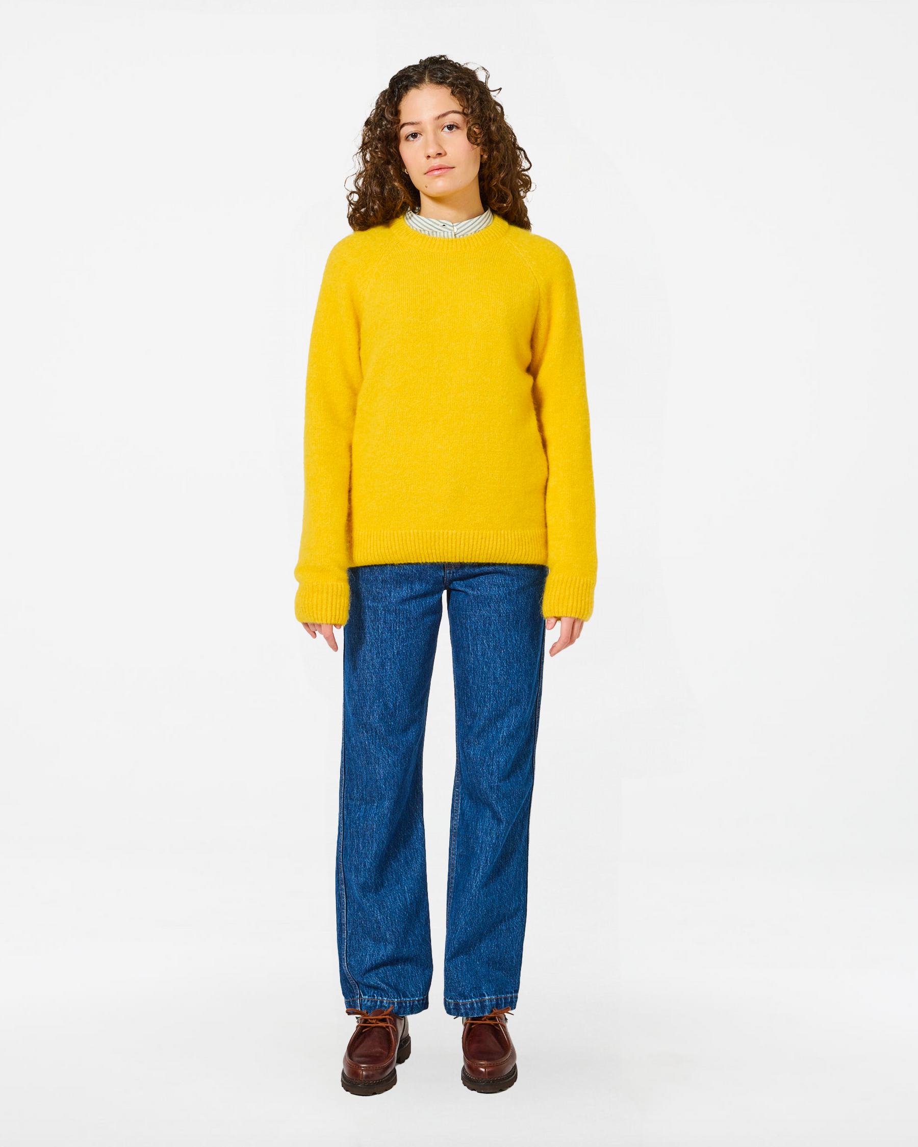 BABY LILA BRIGHT YELLOW SWEATER