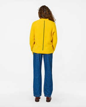 BABY LILA BRIGHT YELLOW SWEATER