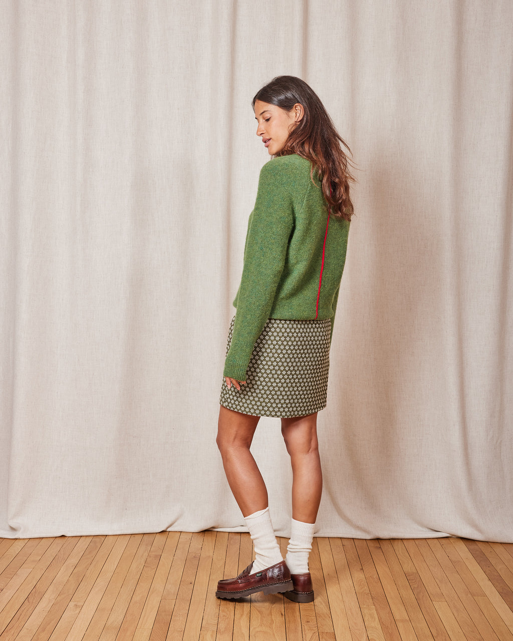 LILA GREEN BABY PULL