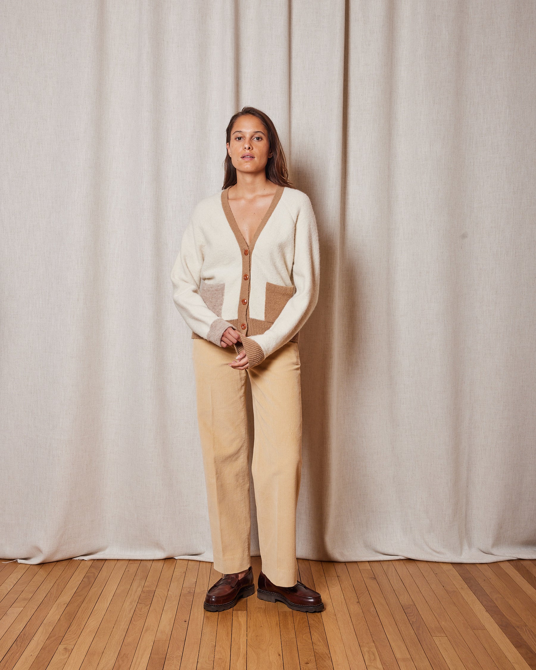 CARDIGAN BABY LUCIA LIGHT BROWN