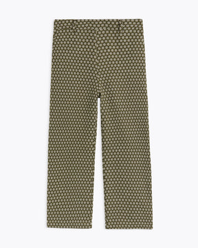 SNOW KHAKI BARREL PANTS