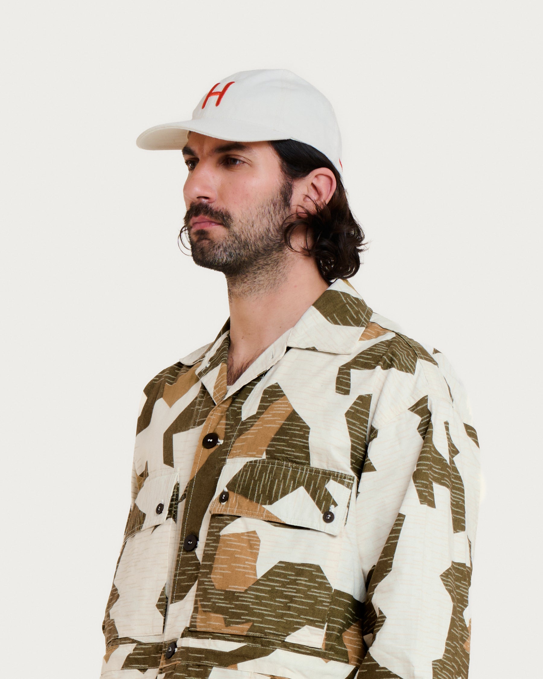 CASQUETTE BARRY CANVAS IVORY