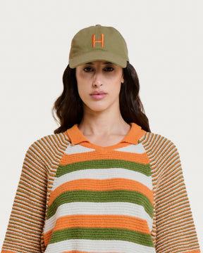 CASQUETTE BARRY CANVAS ROSEMARY-GREEN