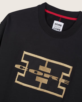 BIG H PATCH SWEAT GOLD/BLACK