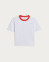 T-SHIRT BILLIE WHITE RED