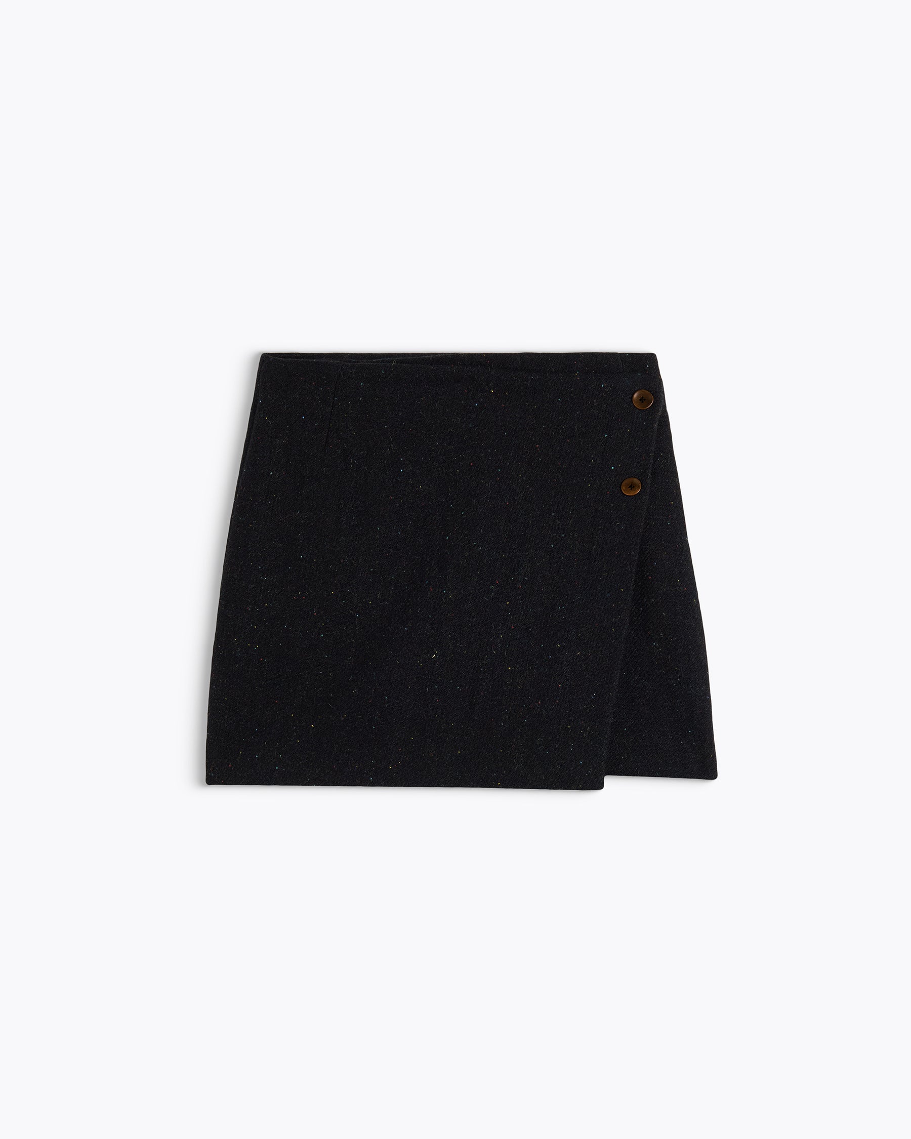 JUPE CAMILLE HARRIS TWEED BLACK MULTI