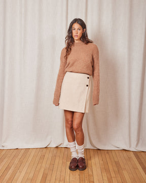 JUPE CAMILLE LANA CREAM